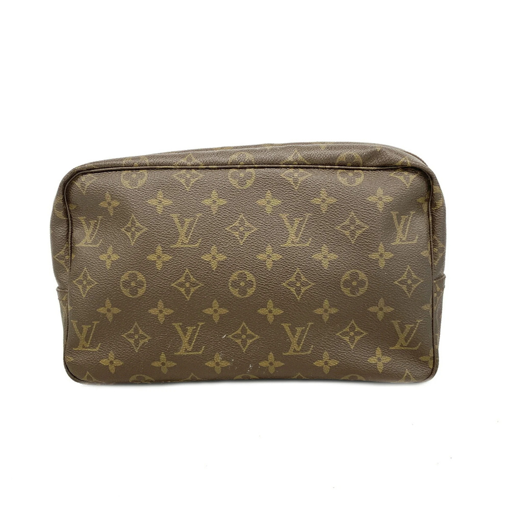 Louis Vuitton Monogram Toilette 28 Bag/Pouch M47522 Brown Women's